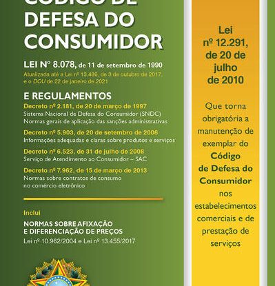 CÓDIGO DE DEFESA DO CONSUMIDOR 2021