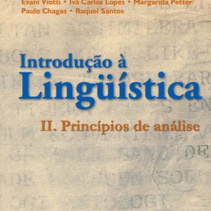 INTRODUÇÃO À LINGUÍSTICA II